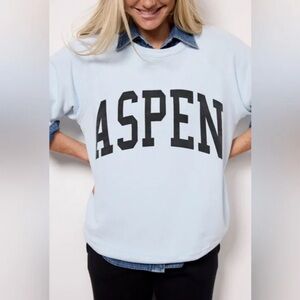 Retro Brand Black Label Aspen Sweatshirt Blue Size Large